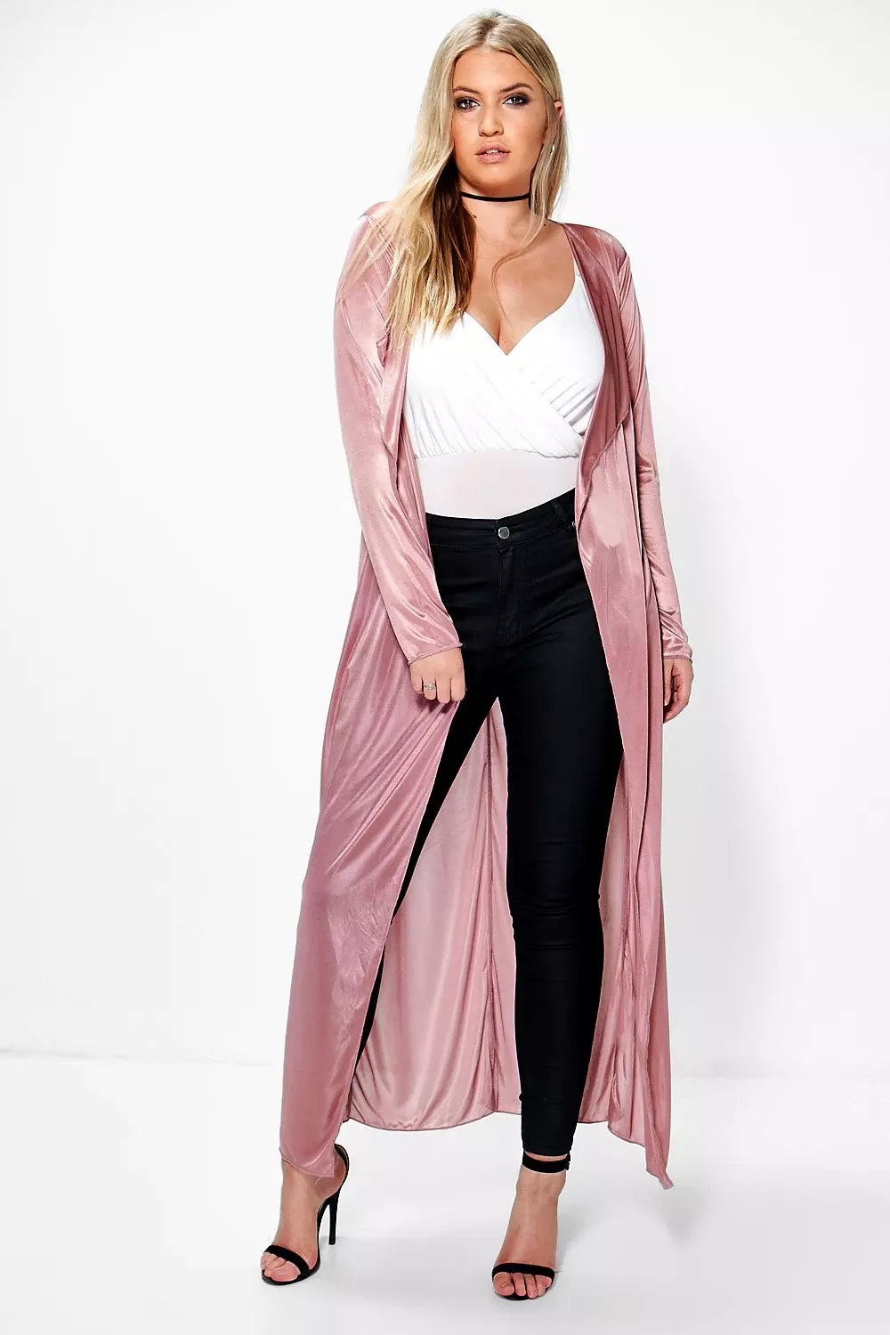 Satin deals duster jacket